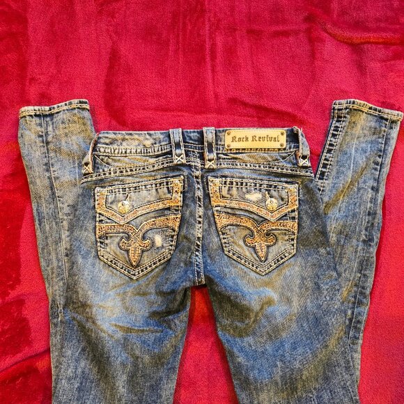 Rock Revival women's jeans 25 - Picture 3 of 4